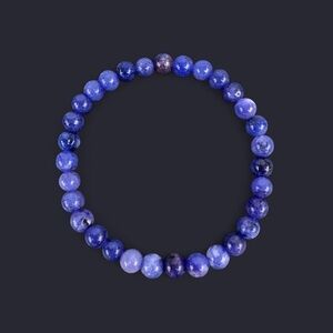 Quartz Gemstone Bead Bracelet 6mm
